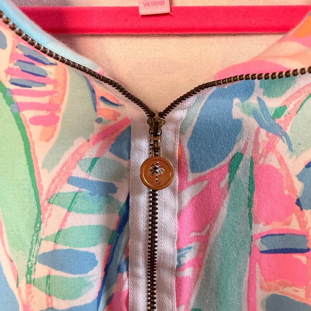Lilly Pulitzer Skipper Popover ‘Out To Sea’ Print. Size L - Picture 4 of 5